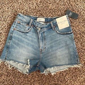 Abercrombie High Waisted Jean Shorts
